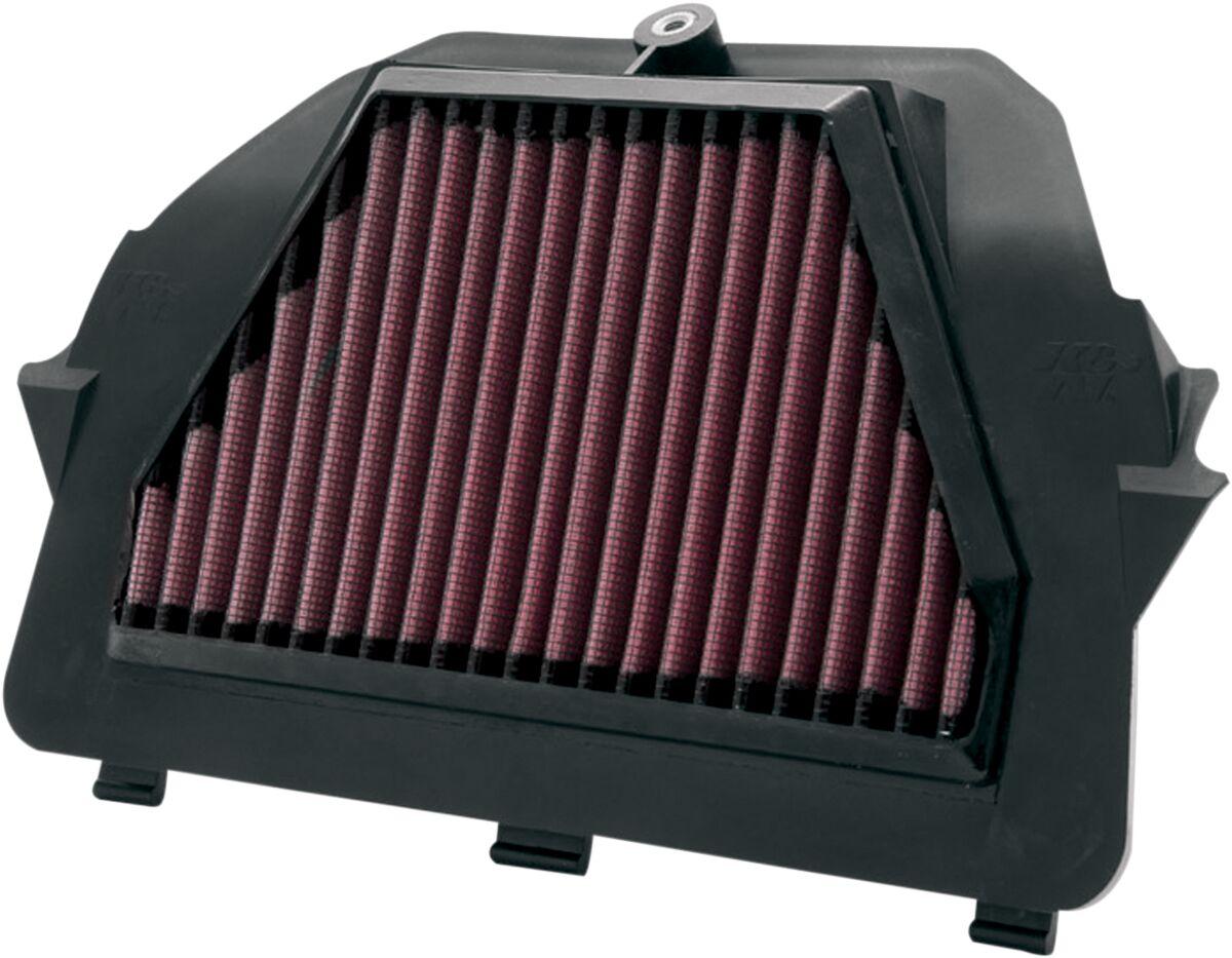 YA-6008 - K&N High Flow Air Filter For Yamaha YZF-R3 2016 - Black/Red