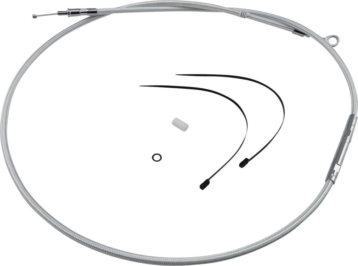 3216HE - Magnum Shielding Sterling Chromite II Clutch Cable For Harley Davidson FLST 1450 163.5 cm (64-7/16") - Chrome