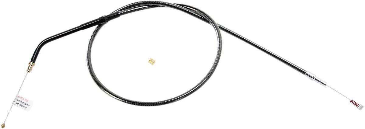 4436 - Magnum Shielding Pearl Braided Throttle/Idle Cable For Harley Davidson XL 1200 C 2007-2020 76 cm (30") - Black