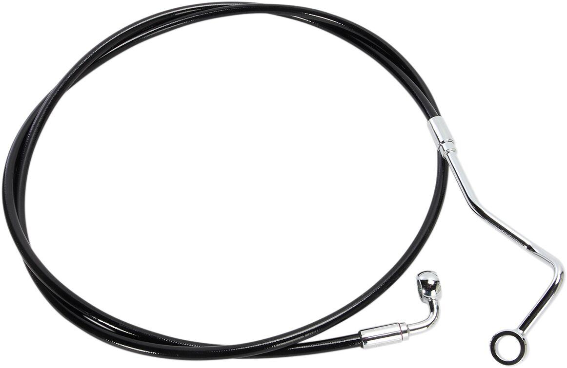 SBC1407-32 - Magnum Shielding XR Stainless Brake Hose For Harley Davidson FLS 1690 2015-2017 Front 94.5 cm (37-1/4") - Black/Chrome