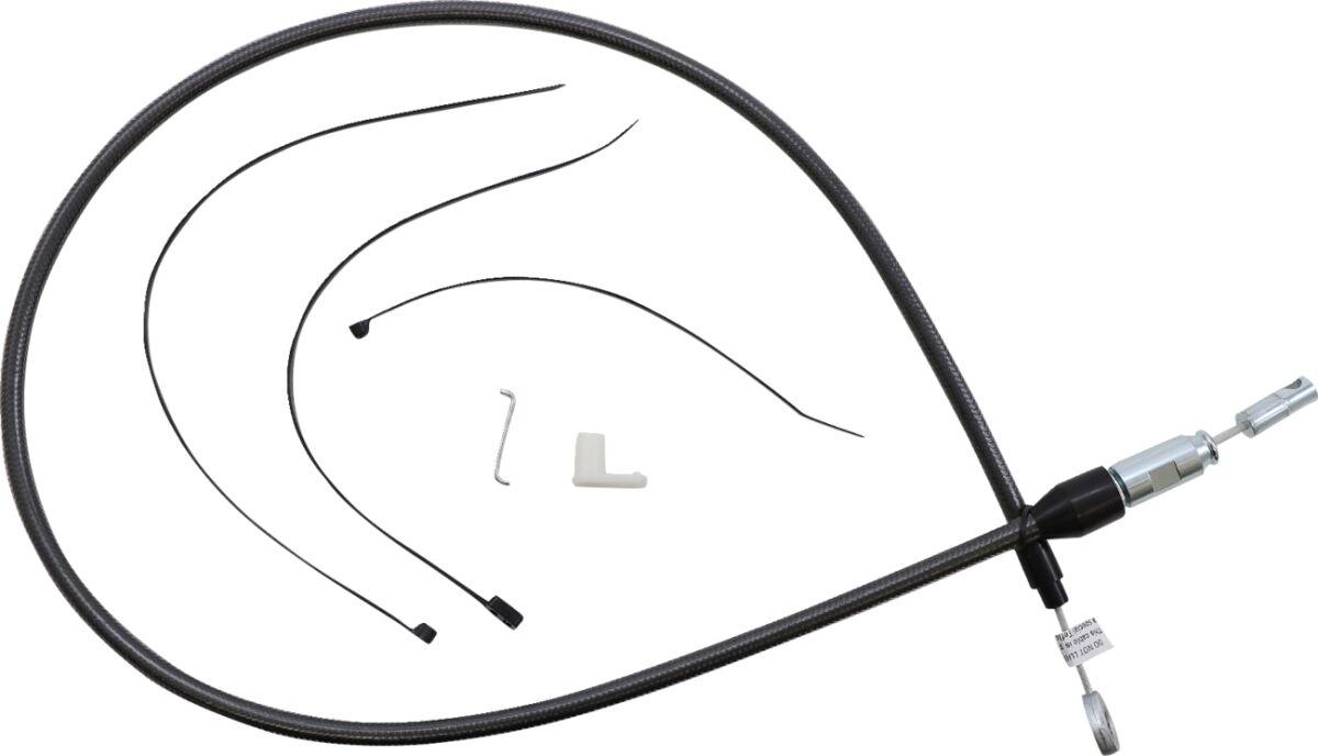 42348HE - Magnum Shielding Pearl Quick Connect Clutch Cable For Harley Davidson FLDE 1750 2018-2020 106.5 cm (42") - Black
