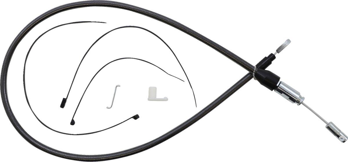 42342HE - Magnum Shielding Pearl Quick Connect Clutch Cable For Harley Davidson FLDE 1750 2018-2020 91.5 cm (36") - Black