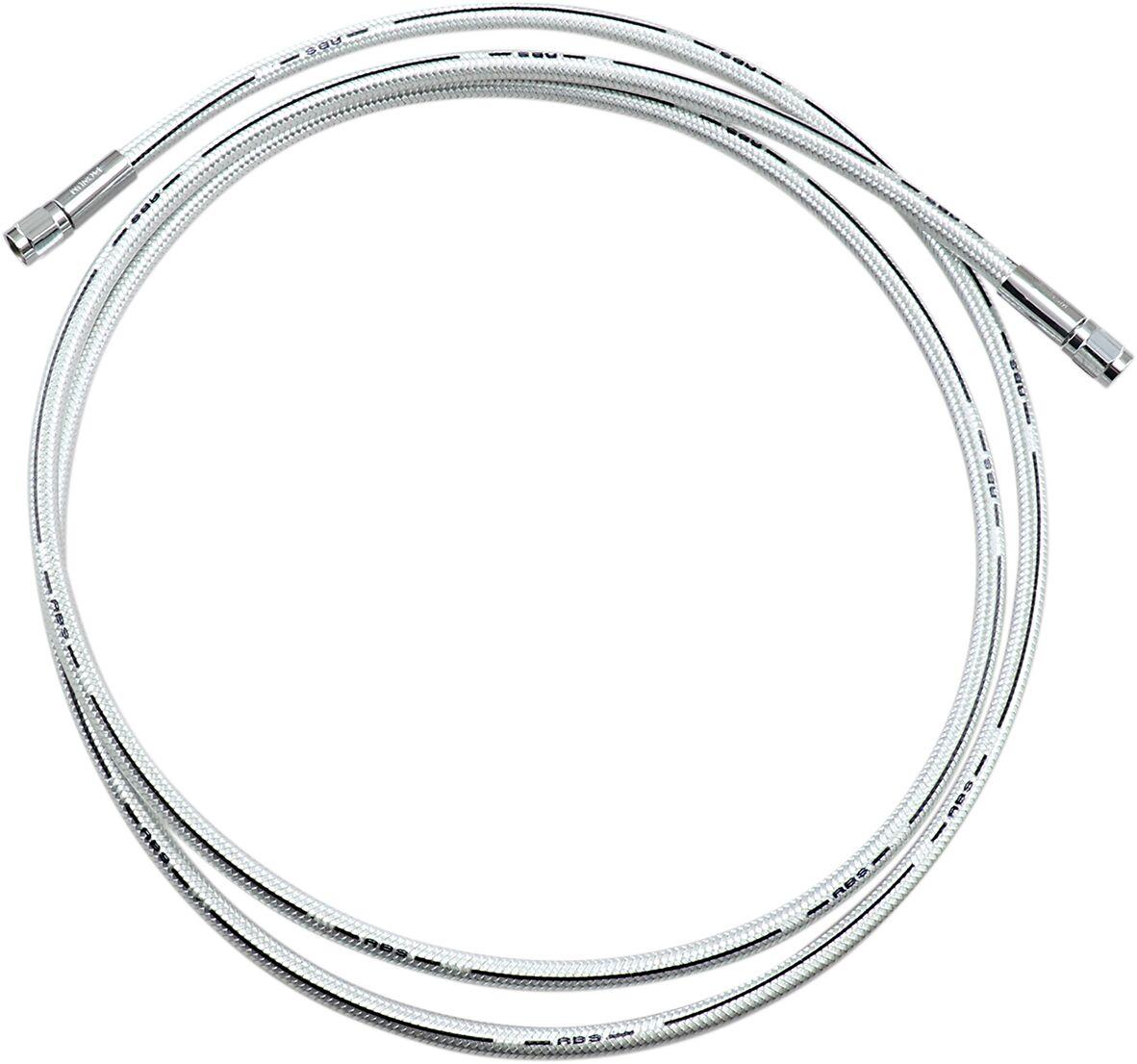 AS3574 - Magnum Shielding Braided Universal ABS Brake Hose 188 cm (74") - Chrome/Sterling Chromite® II