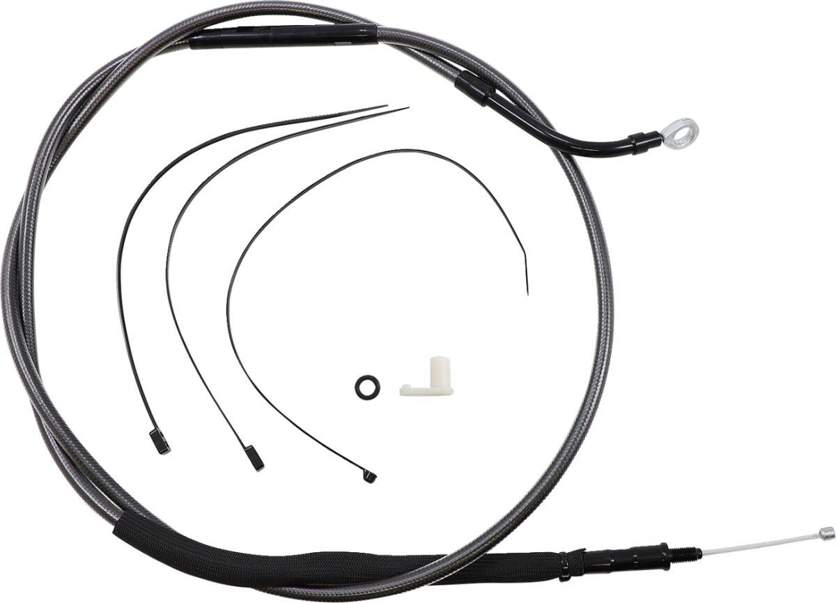 42364HE - Magnum Shielding Pearl Clutch Cable For Harley Davidson FLH 1868 2021 177 cm (69-3/4") - Black