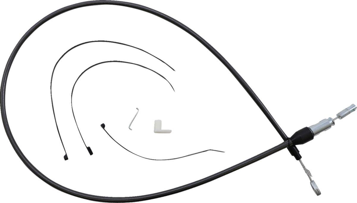 423414HE - Magnum Shielding Pearl Quick Connect Clutch Cable For Harley Davidson FLDE 1750 2018-2020 122 cm (48") - Black