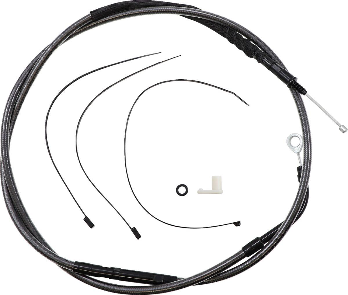 42366HE - Magnum Shielding Pearl Clutch Cable For Harley Davidson FLH 1868 2021 182.5 cm (71-3/4") - Black