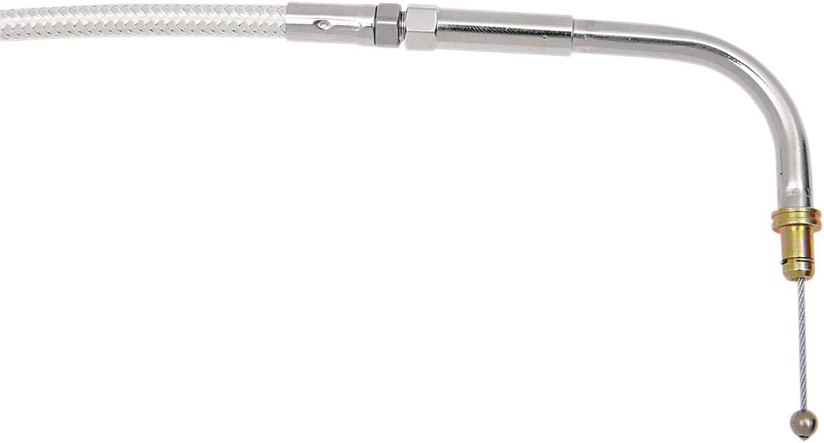 33254 - Magnum Shielding Sterling Chromite II Throttle Cable For Harley Davidson FLSTSB 1584 2008-2011 88.5 cm (34-3/4") - Chrome/Clear-Coated