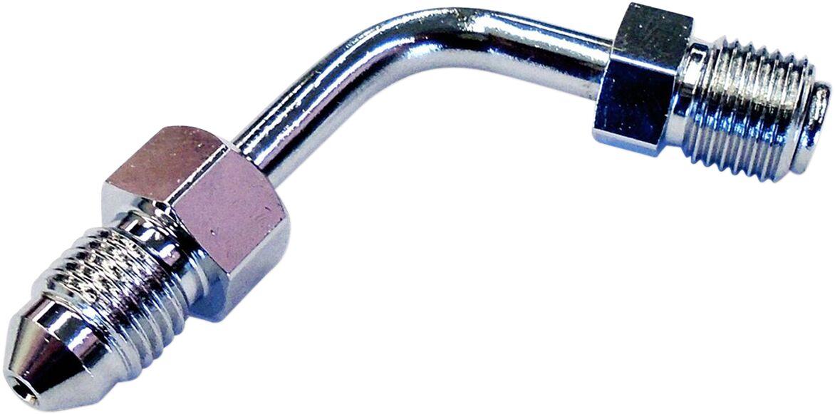 AS37026 - Magnum Shielding ABS Brake Hose Adapter For Harley Davidson FLDE 1750 2018-2020 Upper - Chrome/Sterling Chromite® II