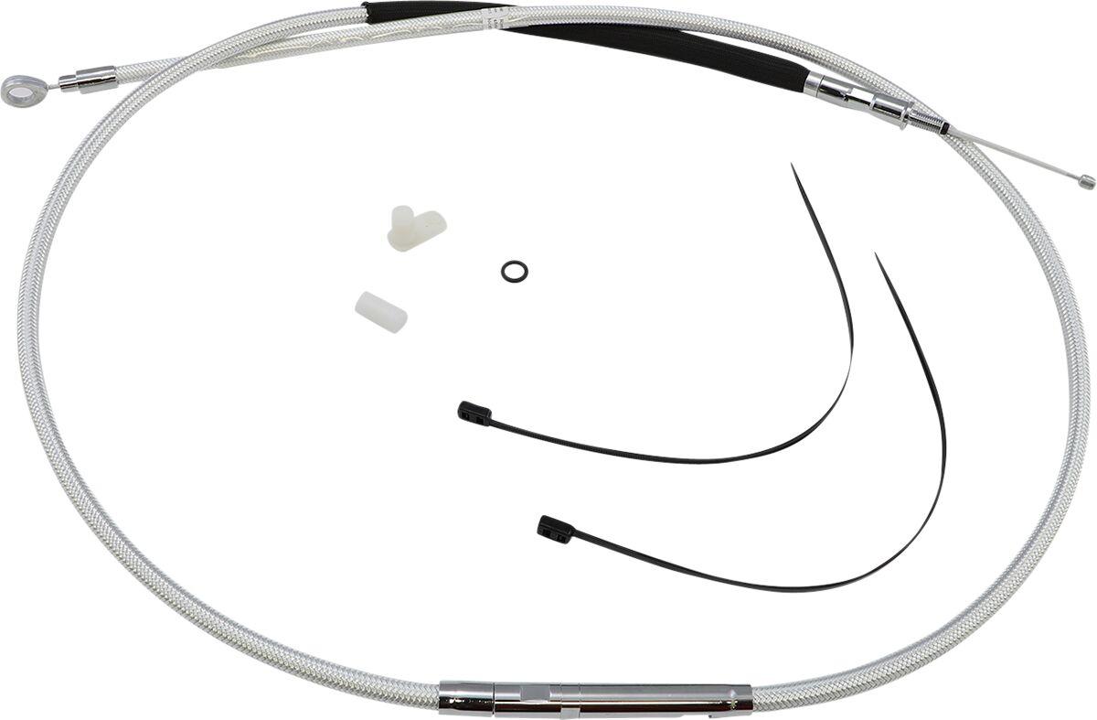 322810 - Magnum Shielding Sterling Chromite II Clutch Cable For Harley Davidson FLD 1690 2012-2013 169.5 cm (66-11/16") - Chrome