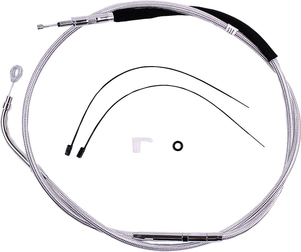 32362HE - Magnum Shielding Sterling Chromite II Clutch Cable For Harley Davidson FLH 1868 2021 172 cm (67-3/4") - Chrome