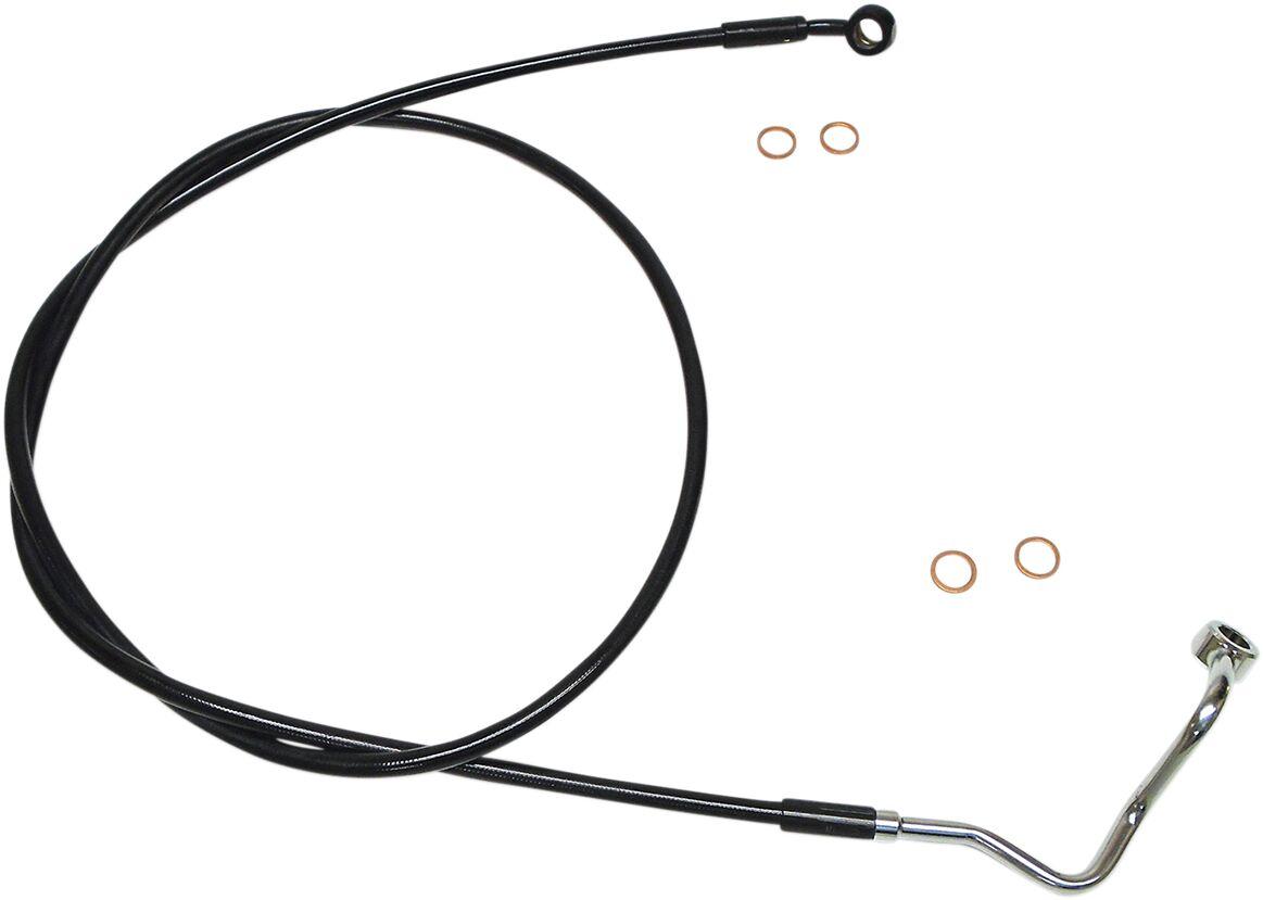 SBB1414-69 - Magnum Shielding XR Stainless Brake Hose For Harley Davidson FLRT 1750 2019 Front 178 cm (70") - Black
