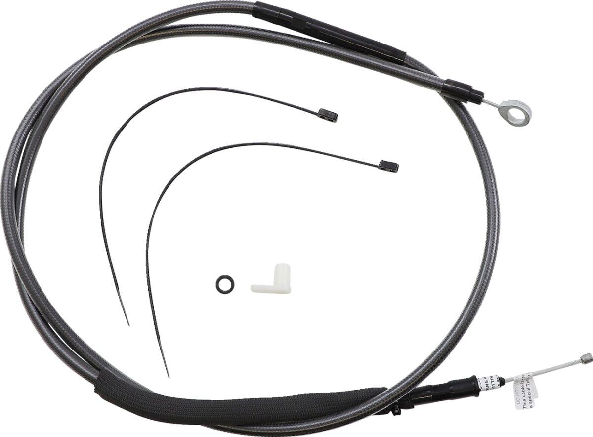 422320HE - Magnum Shielding Pearl Clutch Cable For Harley Davidson FLHR 1584 2008 210 cm (82-11/16") - Black