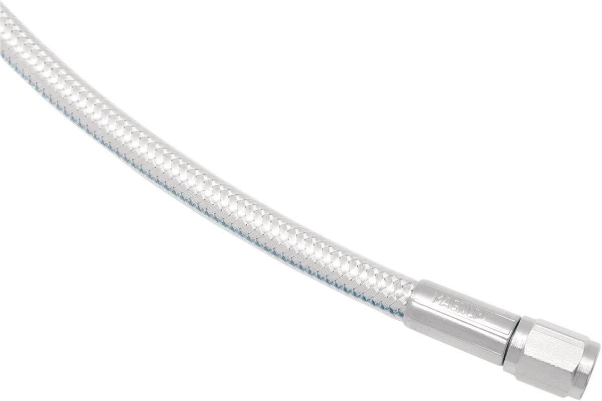 3519 - Magnum Shielding Braided Universal Brake Hose 48.5 cm (19") - Chrome/Sterling Chromite® II