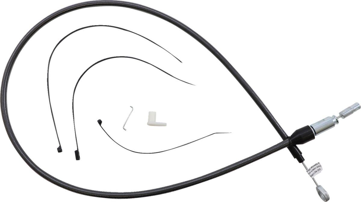 423410HE - Magnum Shielding Pearl Quick Connect Clutch Cable For Harley Davidson FLDE 1750 2018-2020 112 cm (44") - Black