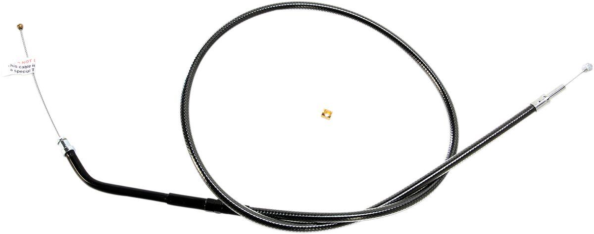 44196 - Magnum Shielding Pearl Braided Throttle/Idle Cable For Harley Davidson FLD 1690 2012-2013 96 cm (37-3/4") - Black