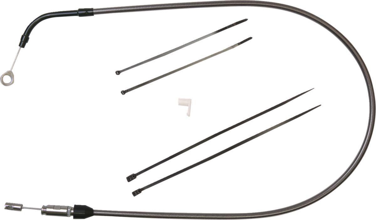 42358HE - Magnum Shielding Pearl Quick Connect Clutch Cable For Harley Davidson FLDE 1750 2018-2020 119.5 cm (47") - Black