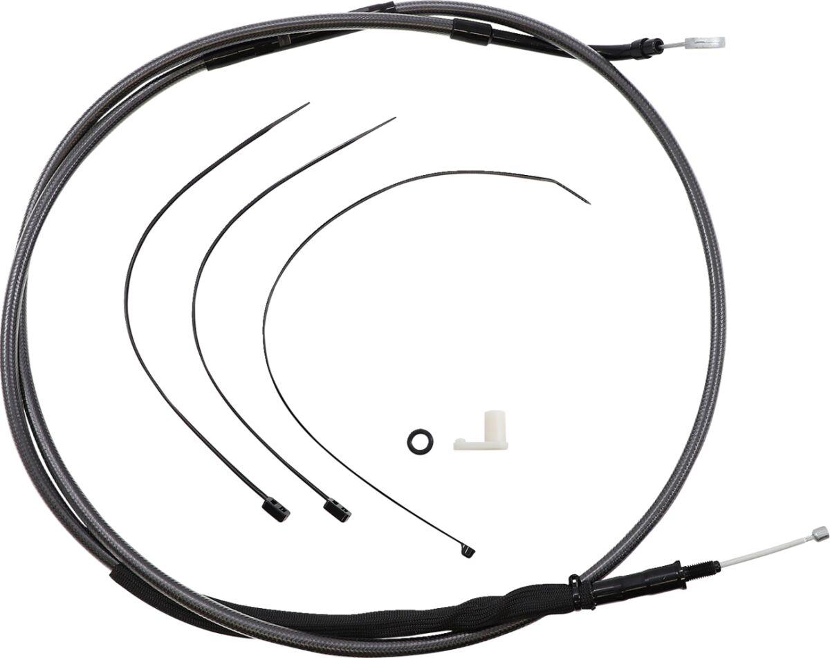 42368HE - Magnum Shielding Pearl Clutch Cable For Harley Davidson FLH 1868 2021 187.5 cm (73-3/4") - Black