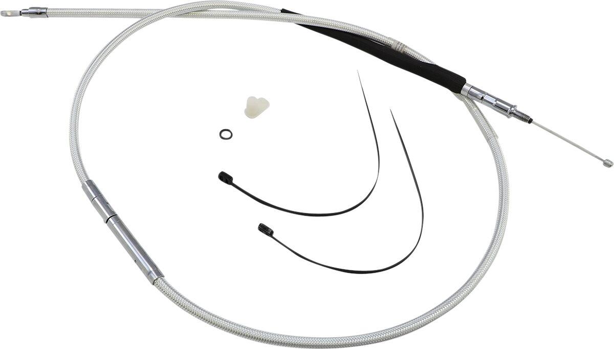32232HE - Magnum Shielding Sterling Chromite II Clutch Cable For Harley Davidson FLS 1690 2015-2016 165 cm (64-15/16") - Chrome
