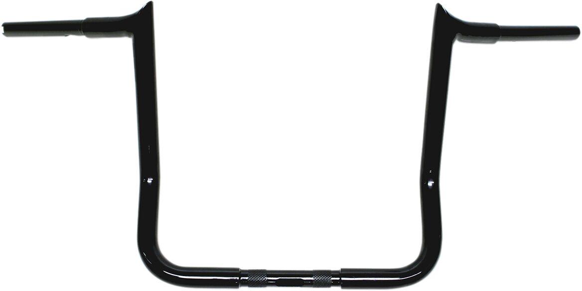 4HB-0410 - Magnum Shielding Bagger 1-1/4" Viking Handlebar For Harley Davidson FLH 1868 2021 25.5 cm (10") - Black