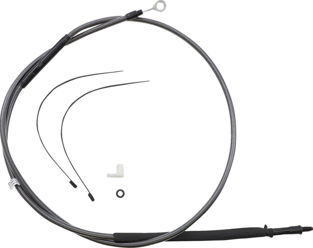 4871002 - Magnum Shielding Pearl Designer Handlebar Cable Install Kit For Harley Davidson FLHR 1750 2021-2022 38 - 43cm (15" - 17") - Black