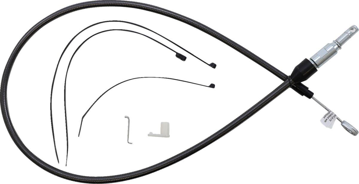 42344HE - Magnum Shielding Pearl Quick Connect Clutch Cable For Harley Davidson FLDE 1750 2018-2020 96.5 cm (38") - Black