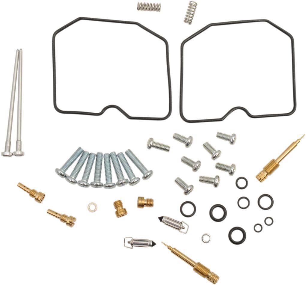 26-1684 - Parts Unlimited Carburettor Repair Kit For Kawasaki EN 500 1990-1993 - Black/Gold/Silver