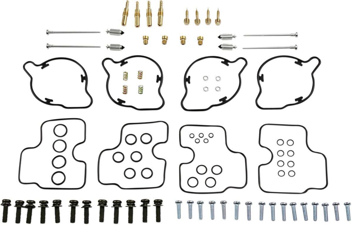 26-1614 - Parts Unlimited Carburettor Repair Kit For Honda CBR 1000 F 1993-1996 - Black/Gold/Silver