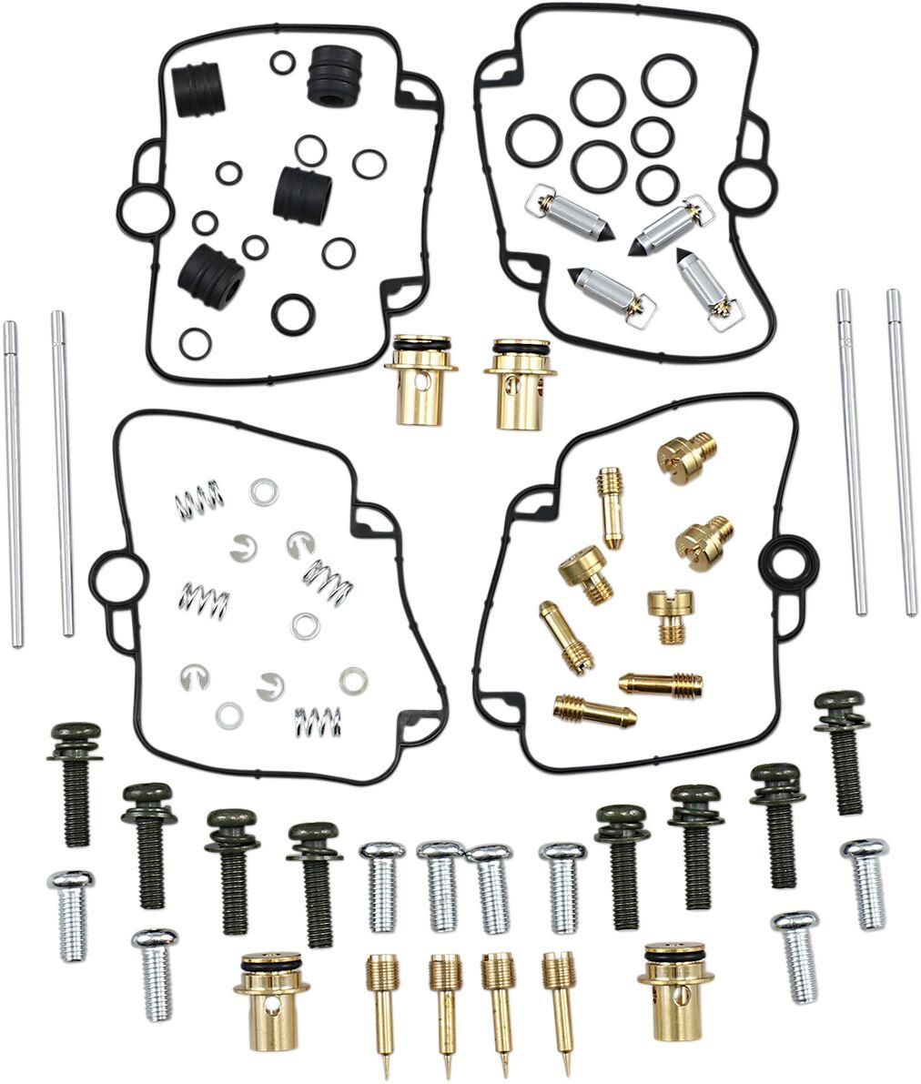 26-1702 - Parts Unlimited Carburettor Repair Kit For Suzuki GSX-R 1100 1993-1994 - Black/Gold/Silver