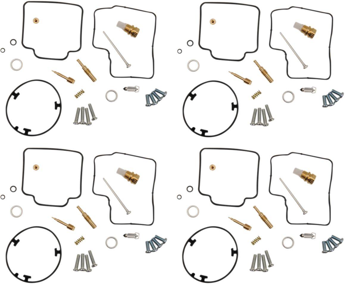26-1750 - Parts Unlimited Carburettor Repair Kit For Honda VFR 750 F 1990-1993 - Black/Gold/Silver