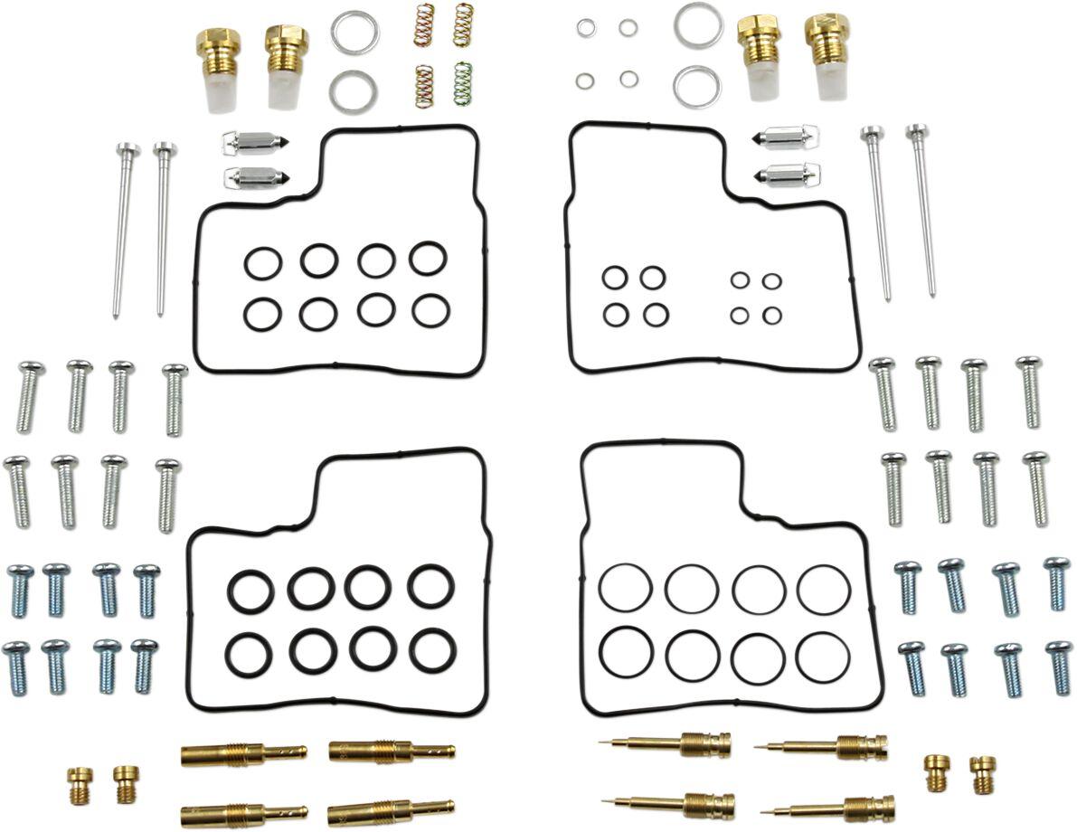 26-1616 - Parts Unlimited Carburettor Repair Kit For Honda ST 1100 1997-2001 - Black/Gold/Silver