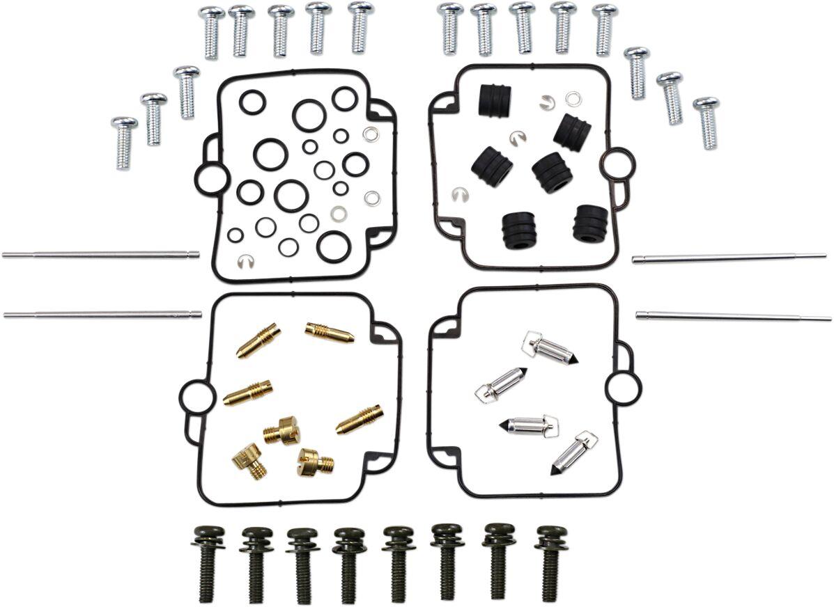 26-1715 - Parts Unlimited Carburettor Repair Kit For Suzuki GSF 400 1991-1993 - Black/Gold/Silver