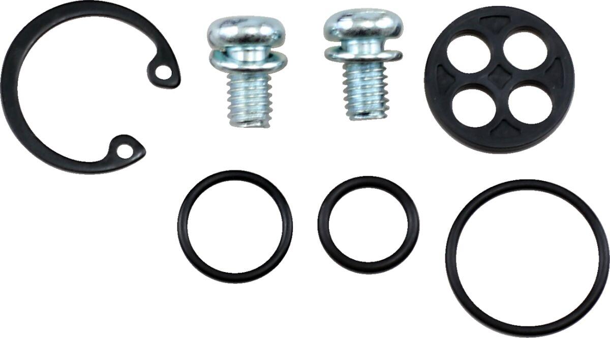 60-1096 - Parts Unlimited Petcock Repair Kit For Kawasaki EL 250 1988-1994 - Black/Silver