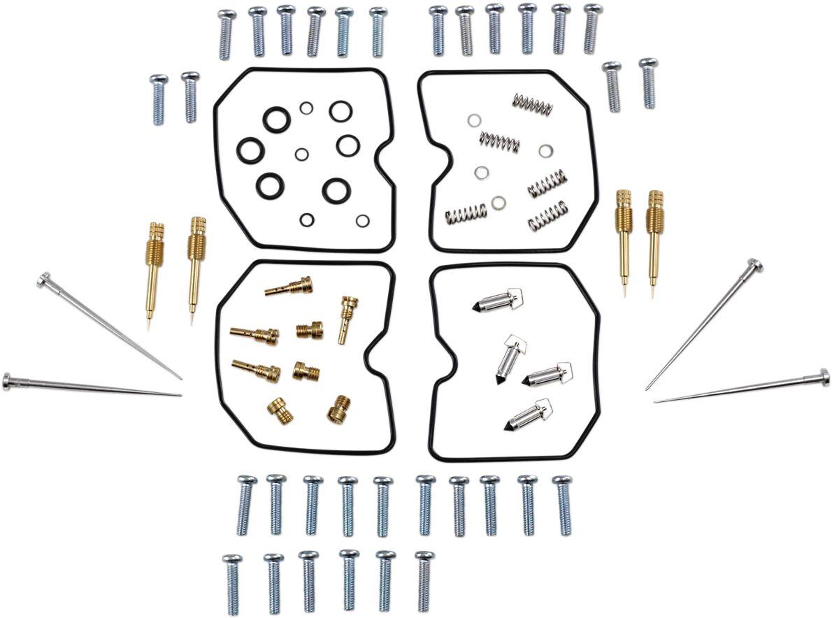 26-1663 - Parts Unlimited Carburettor Repair Kit For Suzuki GSF 600S 1996-1999 - Black/Gold/Silver
