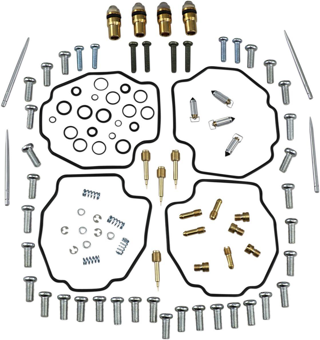 26-1675 - Parts Unlimited Carburettor Repair Kit For Yamaha VMX-12 1200 1993-2002 - Black/Gold/Silver