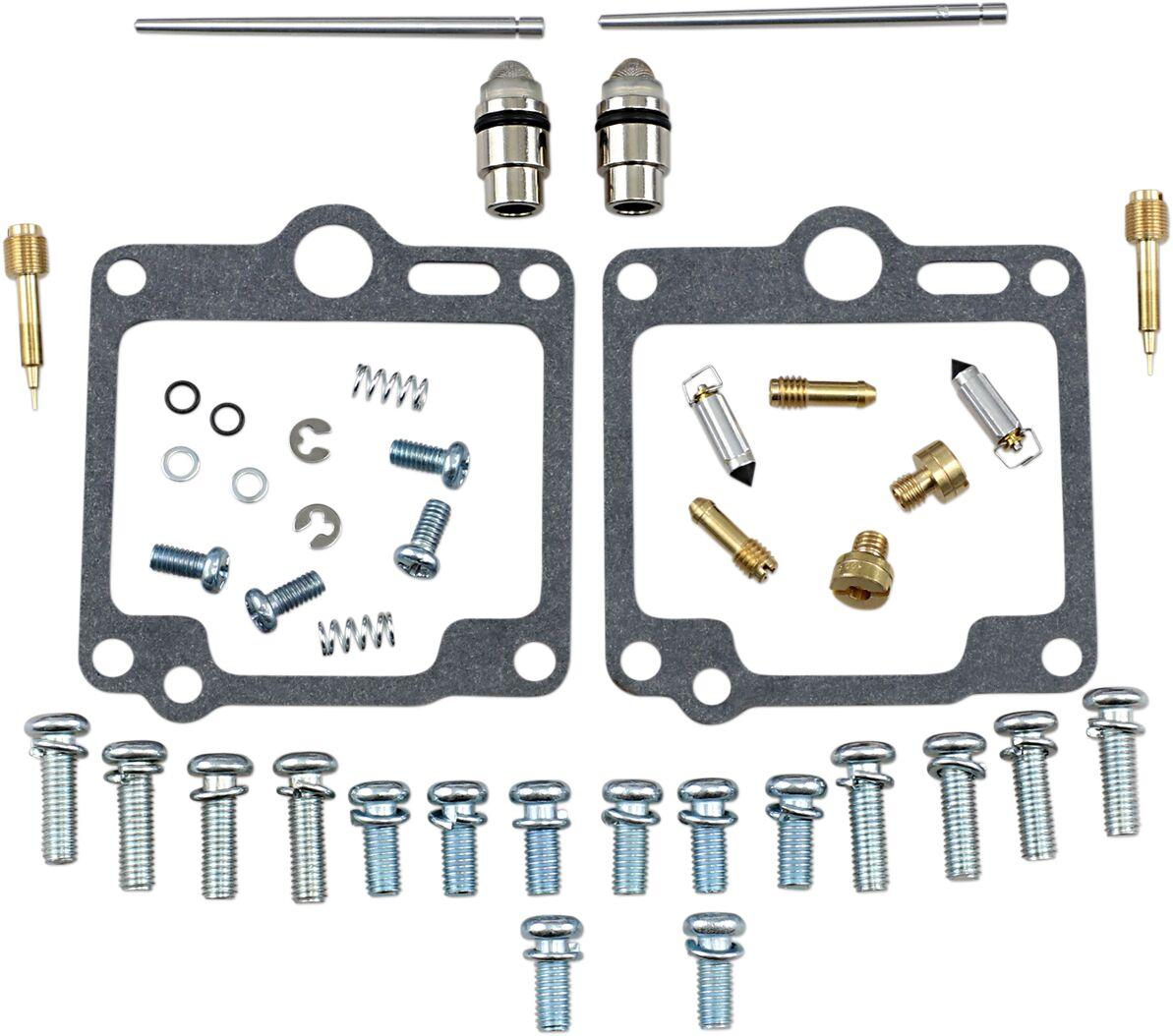 26-1637 - Parts Unlimited Carburettor Repair Kit For Yamaha XV 1100 1989-1999 - Black/Gold/Silver