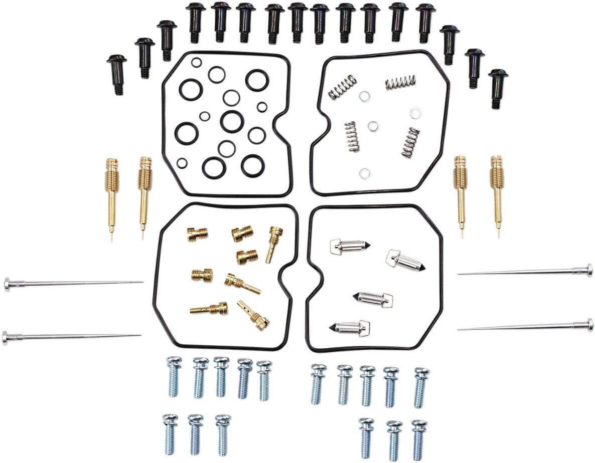 26-1664 - Parts Unlimited Carburettor Repair Kit For Suzuki GSF 600S 2000-2003 - Black/Gold/Silver