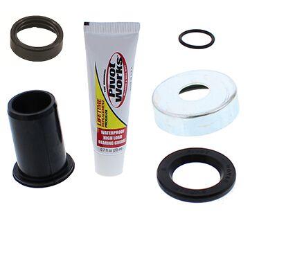 PWSSK-K06-400 - Pivot Works Steering Stem Bearing Kit For Arctic Cat Textron 400 2X4 2007-2008 - Black/Chrome