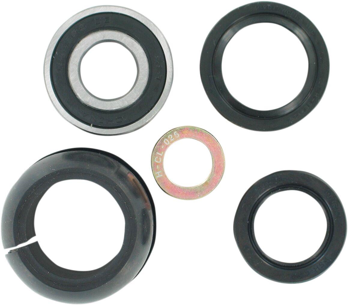 PWSSK-H07-400 - Pivot Works Steering Stem Bearing Kit For Honda TRX250 1997-2001 - Black/Chrome