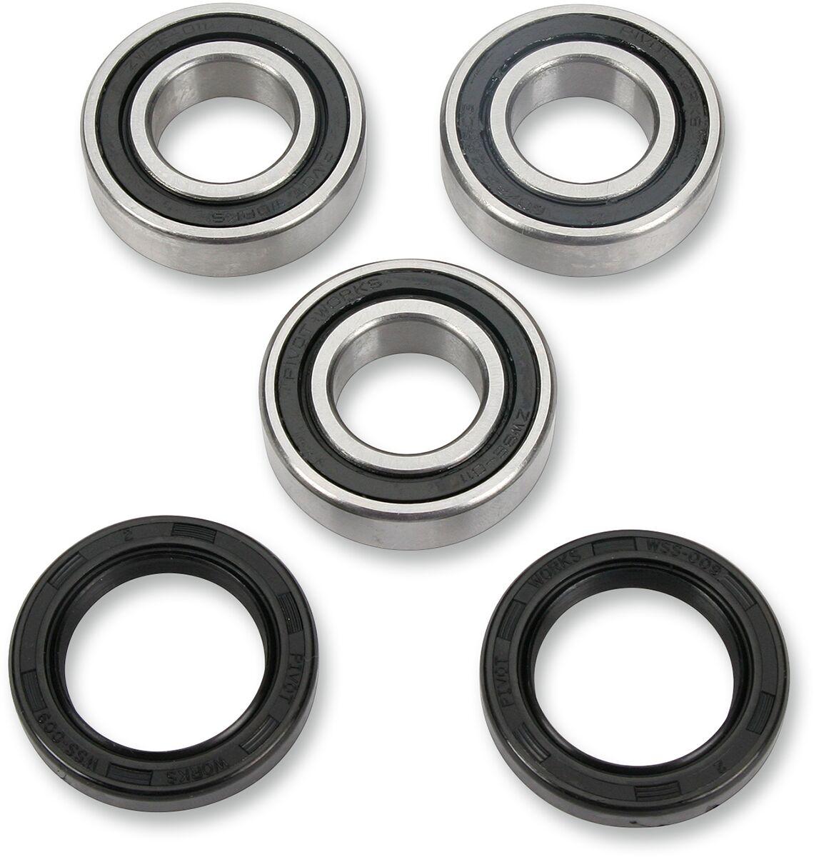 PWRWK-S13-021 - Pivot Works Wheel Bearing & Seal Kit For Suzuki RM125 2000-2007 Rear