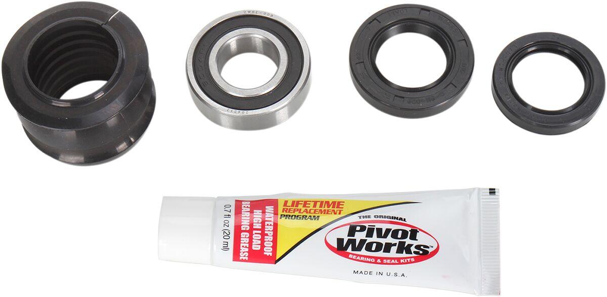 PWSSK-H22-000 - Pivot Works Steering Stem Bearing Kit For Honda TRX300 1993-2000 - Black/Chrome