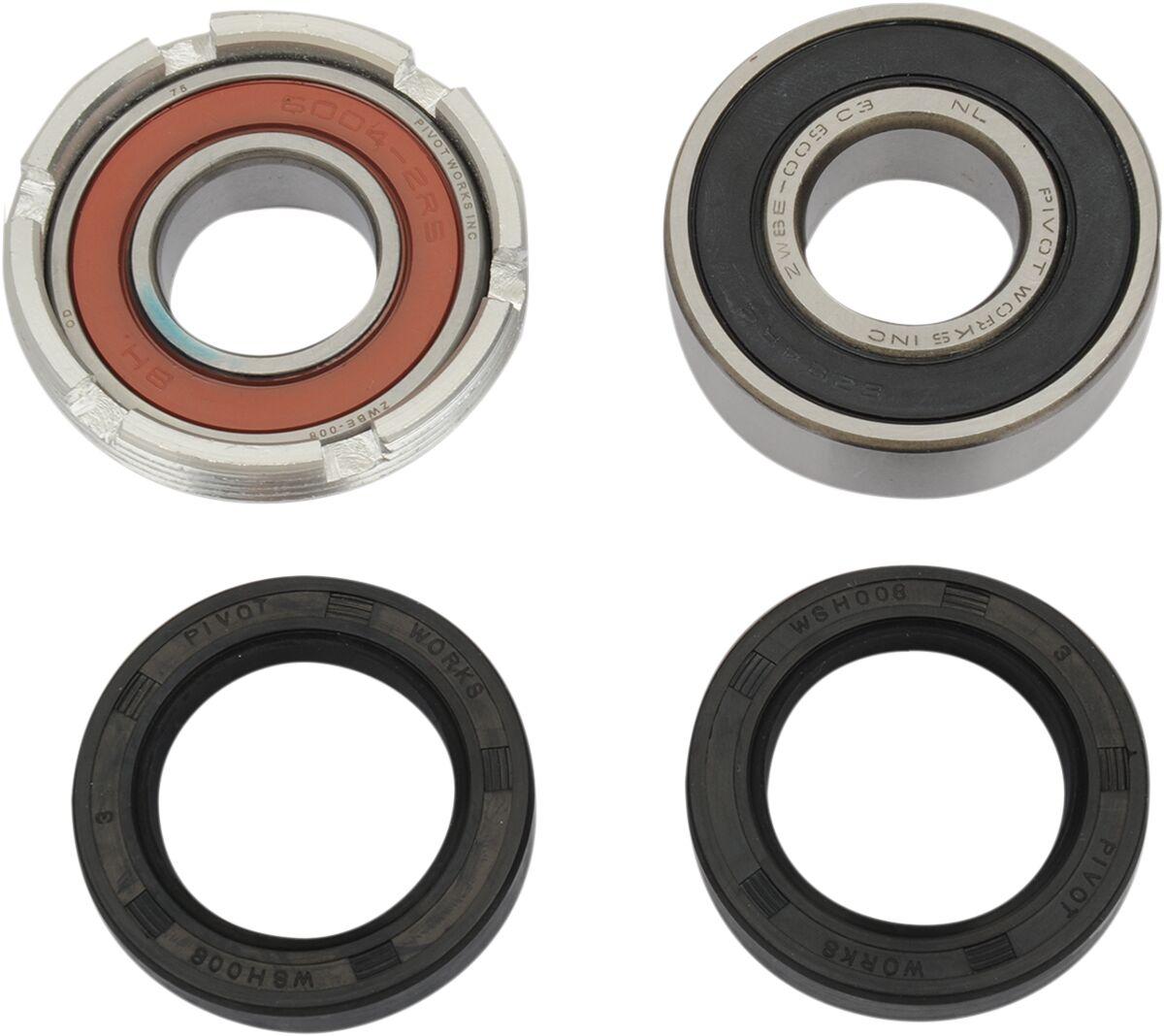 PWRWK-H03-521 - Pivot Works Wheel Bearing & Seal Kit For Honda CR125 1987-1988 Rear