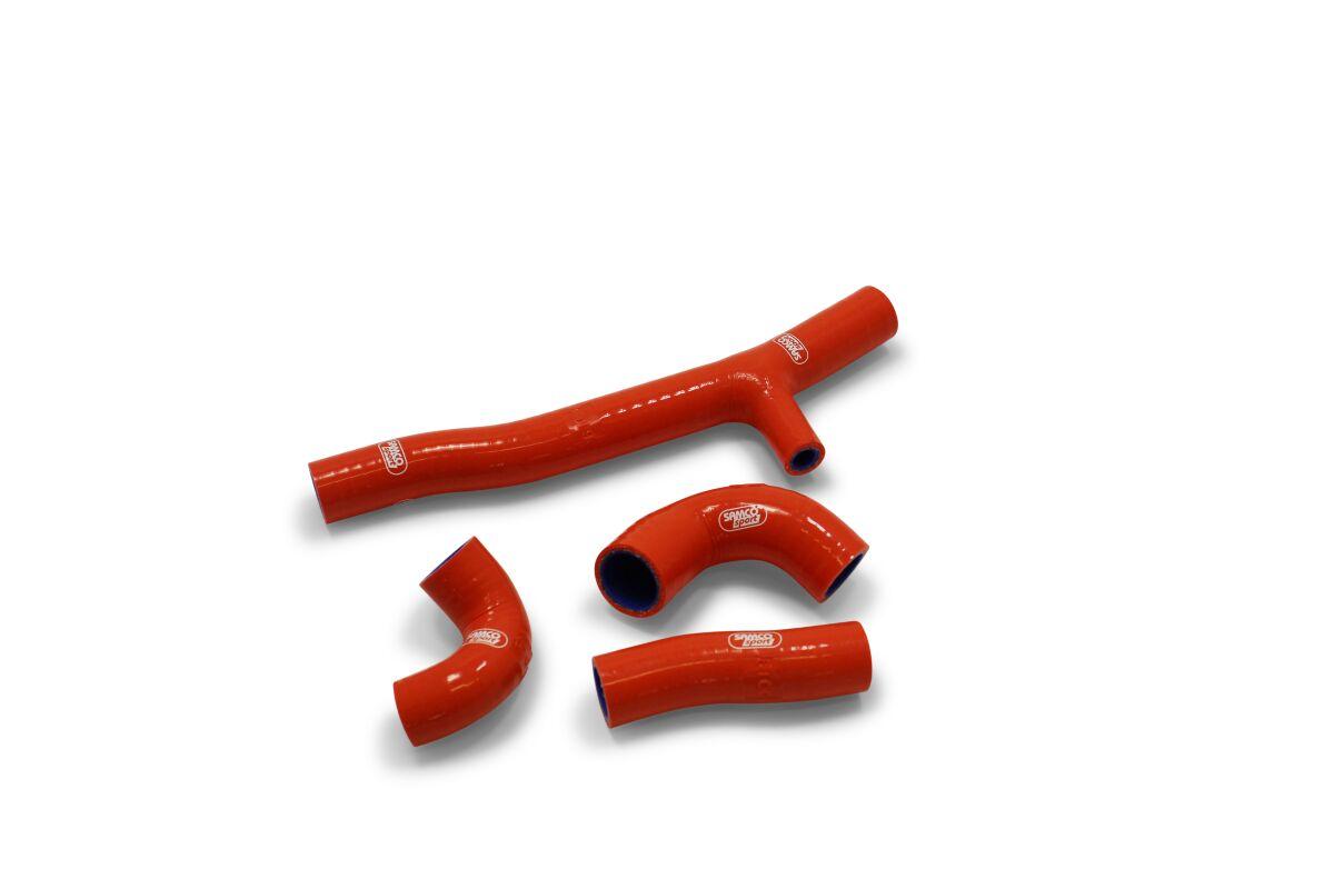 KTM-113-OR - Samco 4 Piece Radiator Hose Kit For Gas Gas EC 250 2021-2025 - Orange