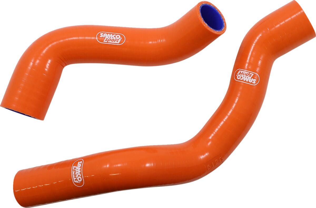 KTM-119-OR - Samco Radiator Hose Kit For KTM AdVenture 790 2019-2024 - Orange