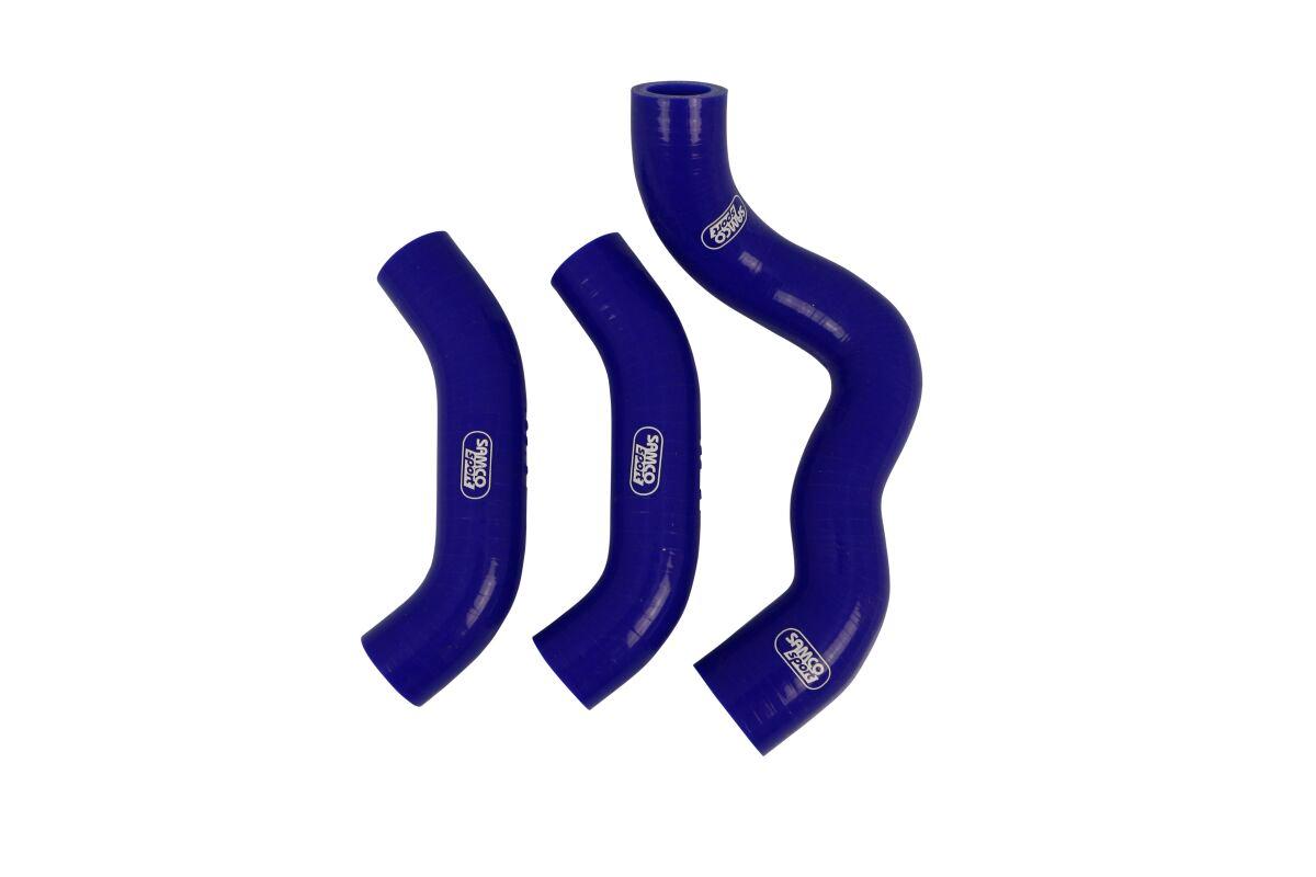 KTM-118 - Samco Radiator Hose Kit For Husqvarna FE 450 2020-2021 - Blue