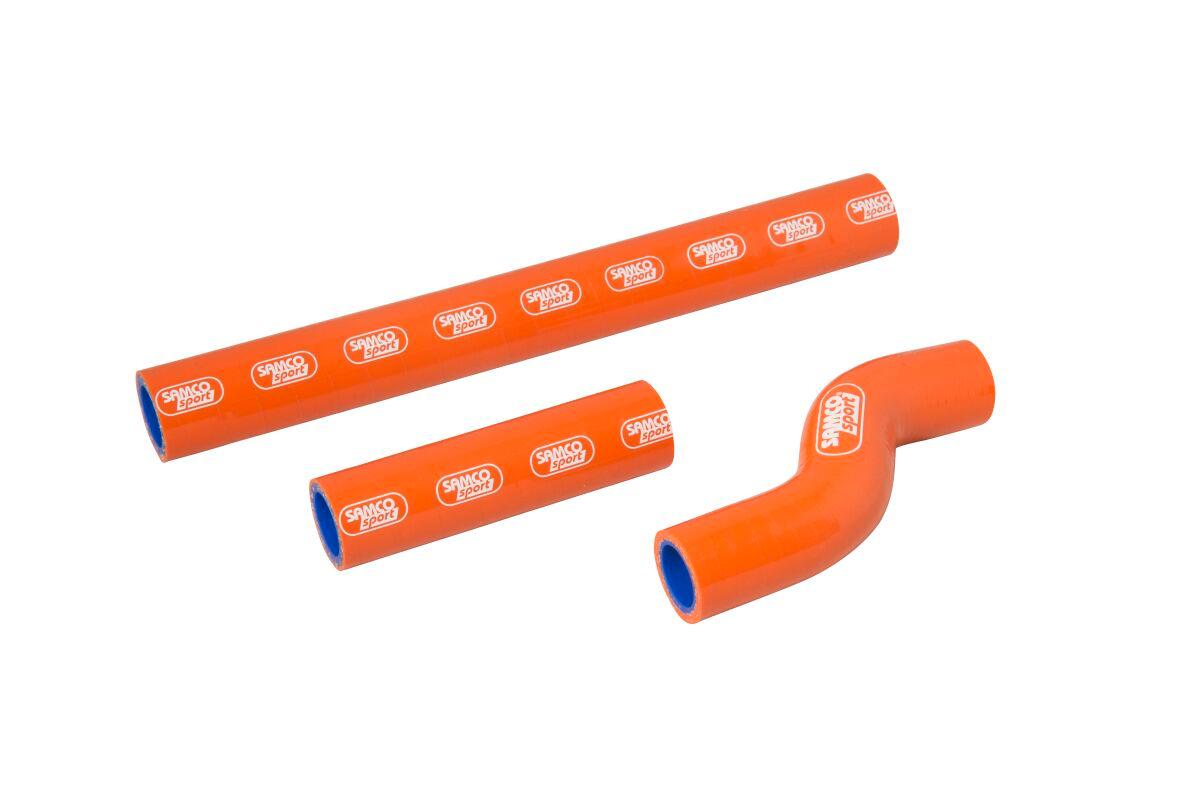 KTM-94-OR - Samco Radiator Hose Kit For KTM EXC250 2017 - Orange