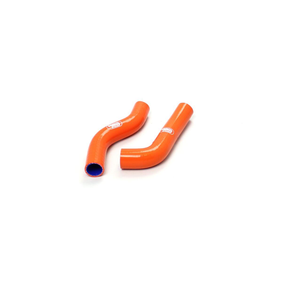 KTM-61-OR - Samco Radiator Hose Kit For KTM Duke 690 2008-2011 - Orange