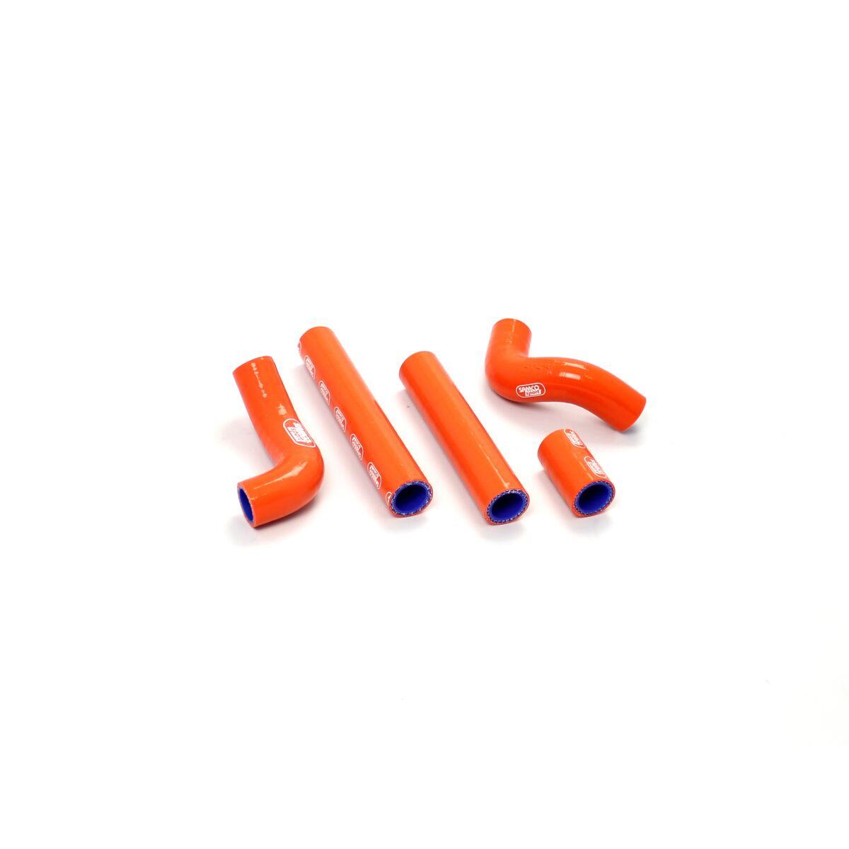 KTM-54-OR - Samco Radiator Hose Kit For KTM EXC250 2012-2016 - Orange