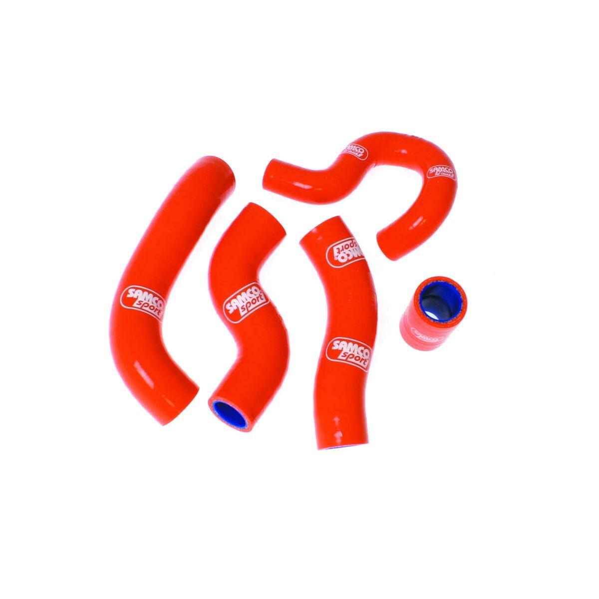 KTM-48-OR - Samco Radiator Hose Kit For KTM EXC450 2012-2016 - Orange