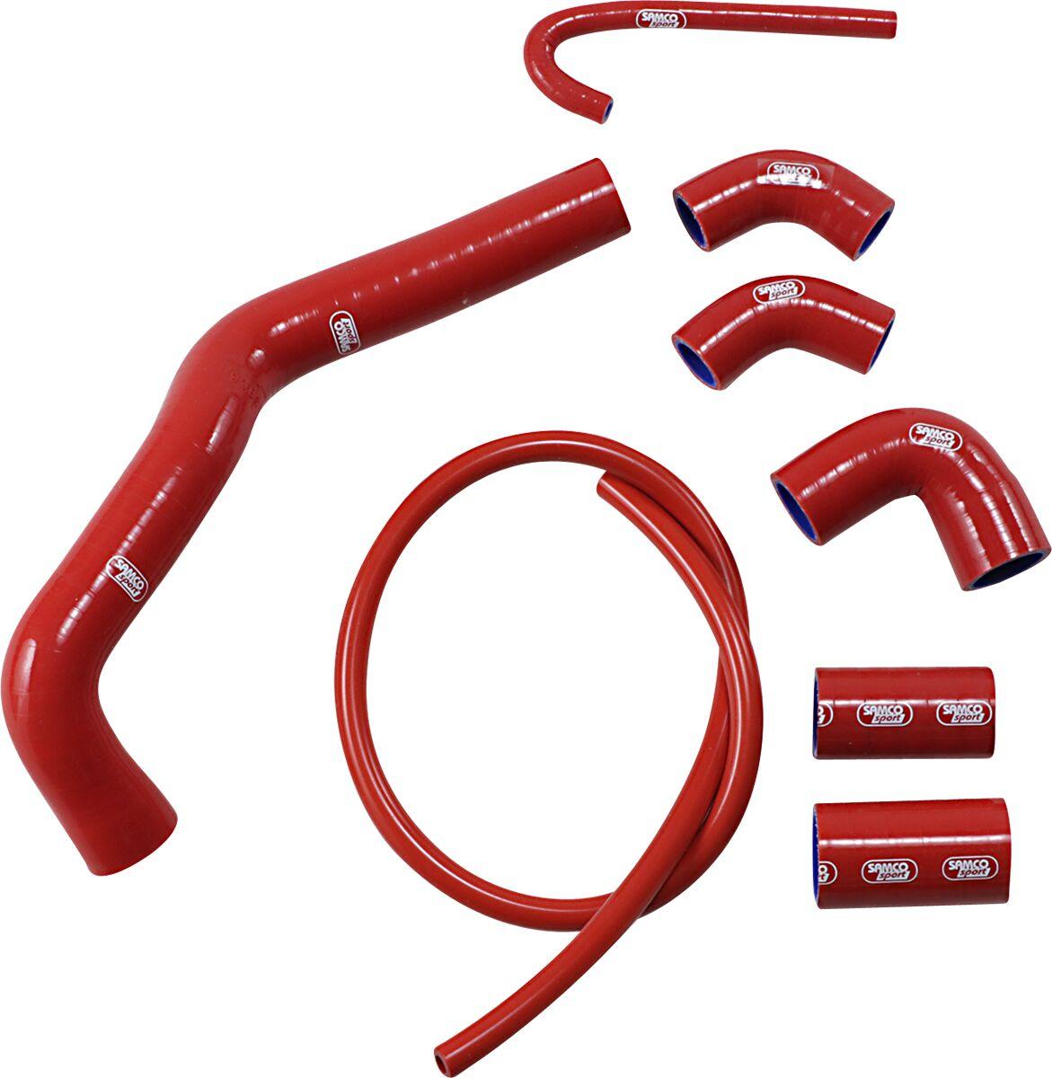 DUC-32-RD - Samco Radiator Hose Kit For Ducati Panigale V4 1000 R 2019-2020 - Red