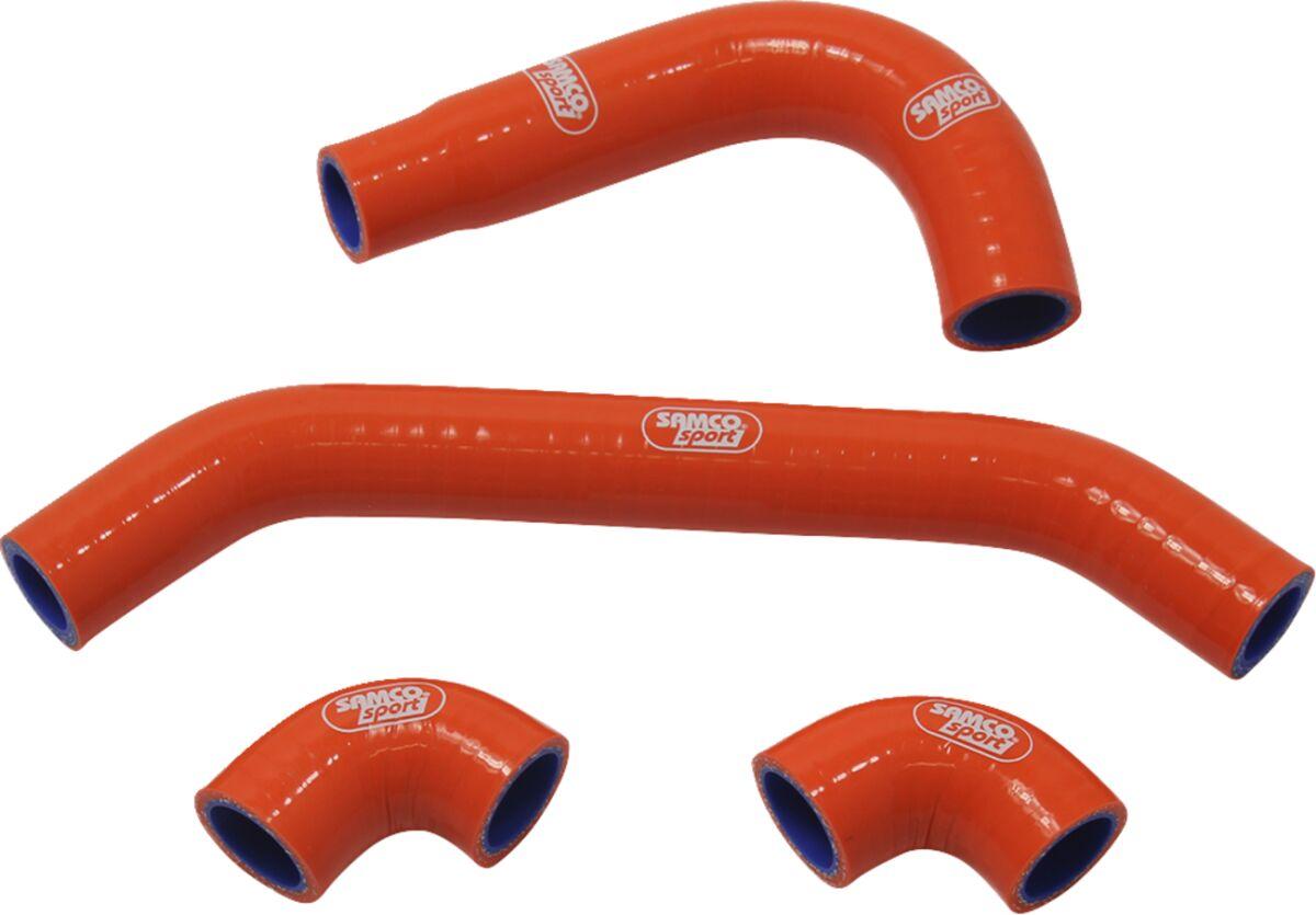 KTM-132-OR - Samco Race Fit Radiator Hose Kit For Gas Gas EC 250 2024-2025 - Orange